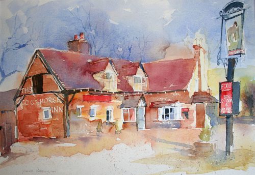 Country Pub - House Portrait